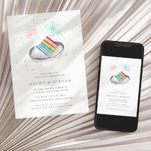 Invitación Slice of Love Engagement Party Invitation