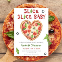 Slice, Slice Baby - Baby shower acuarela