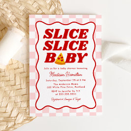 Invitación Slice Slice Baby Italian Pizza Baby Shower