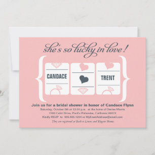Invitación Slot Machine Bridal Shower