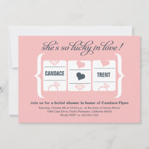Invitación Slot Machine Bridal Shower