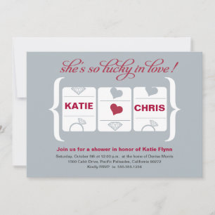 Invitación Slot Machine Bridal Shower