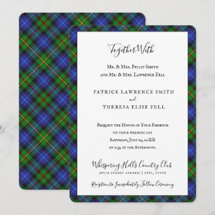 Invitación Smith Clan Tartan Scottish Plaid