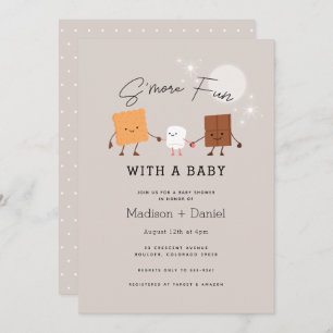 Invitación S'more Fun Campfire Baby Shower