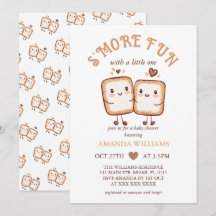 S'more Fun Kawaii Campfire Baby Shower