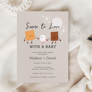 Invitación S'more to Love Campfire Baby Shower