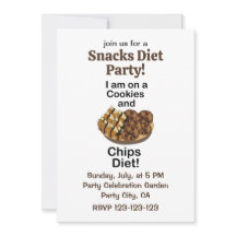 Snacks Estoy En Dieta De Galletas Y Patatas Fritas