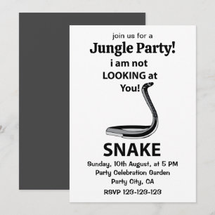 Invitación Snake No te estoy mirando