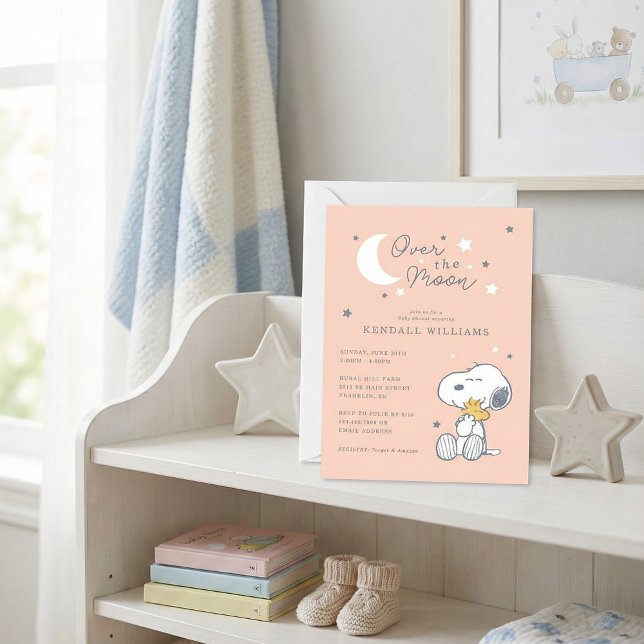Invitación Snoopy & Woodstock | Sobre el Baby Shower de la Lu (Subido por el creador)