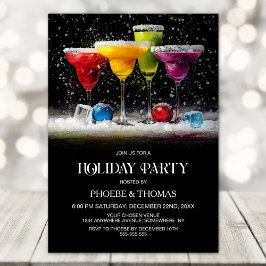 Invitación Snow Cocktails Holiday Party
