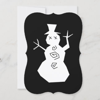 Invitación + Snowman extraño +