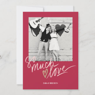 Invitación So Much Love Valentine's Day Card