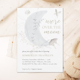 Invitación Sobre el Baby Shower del Boho Boy lunar