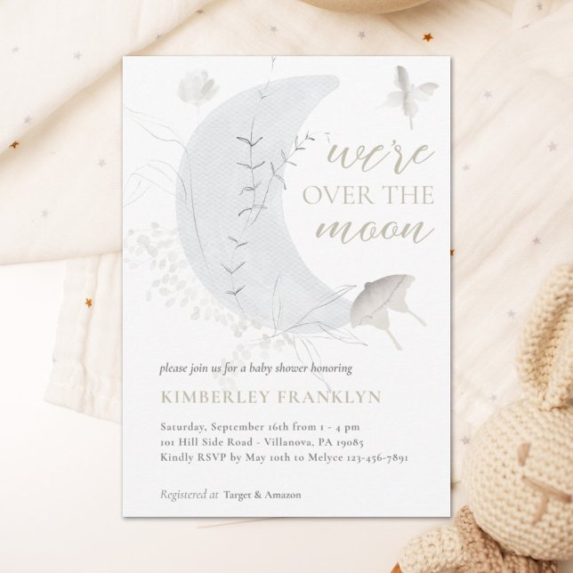 Invitación Sobre el Baby Shower del Boho Boy lunar (Subido por el creador)