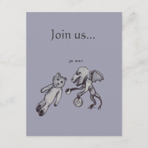 Invitación Sobre el dragón de té y el oso