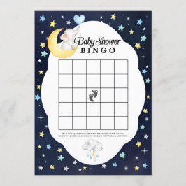Invitación Sobre el juego de bingo de Baby Shower para Elefan