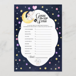 Invitación Sobre el juego de los precios de Baby Shower para 