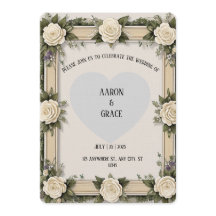 Sobre elegante personalizado en pétalos de rosa