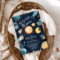Sobre la marina celestial de Baby Shower en la Lun