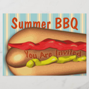 Invitación sobredimensionada de Jumbo Hotdog