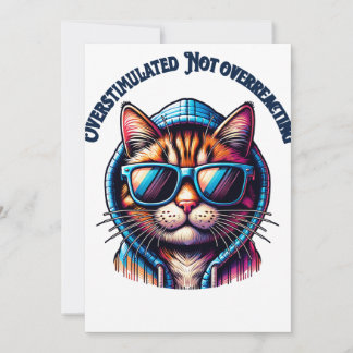Invitación Sobreestimulante No Excesiva - Hoodie Gato Guay