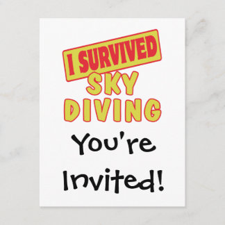 INVITACIÓN SOBREVIVÍ EL SKYDIVING