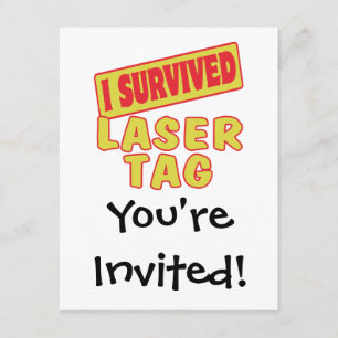 INVITACIÓN SOBREVIVIR LA ETIQUETA DE LASER