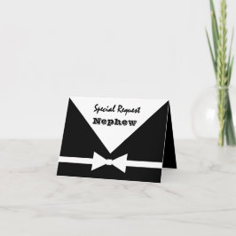 Invitación SOBRINO - Solicitud especial - Sé mi paje