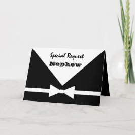 Invitación SOBRINO - Solicitud especial - Sé mi paje