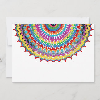 Invitación Sobrio sobre de mandala