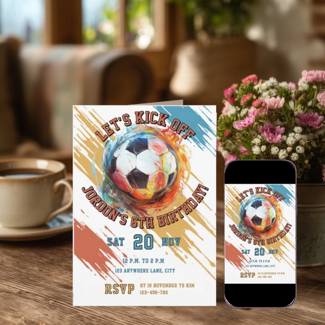 Invitación Soccer  (Subido por el creador)