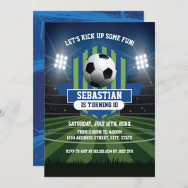 Invitación Soccer Birthday Invitation