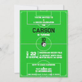 Invitación Soccer Football boy birthday