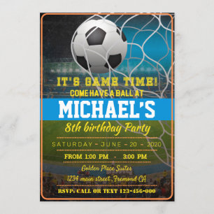Invitación Soccer Invitation