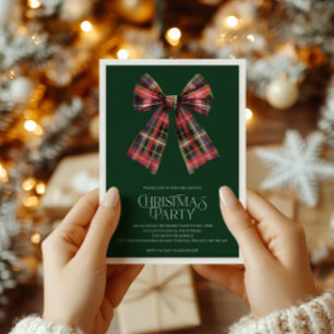 Invitación sofisticada a la fiesta de Navidad con