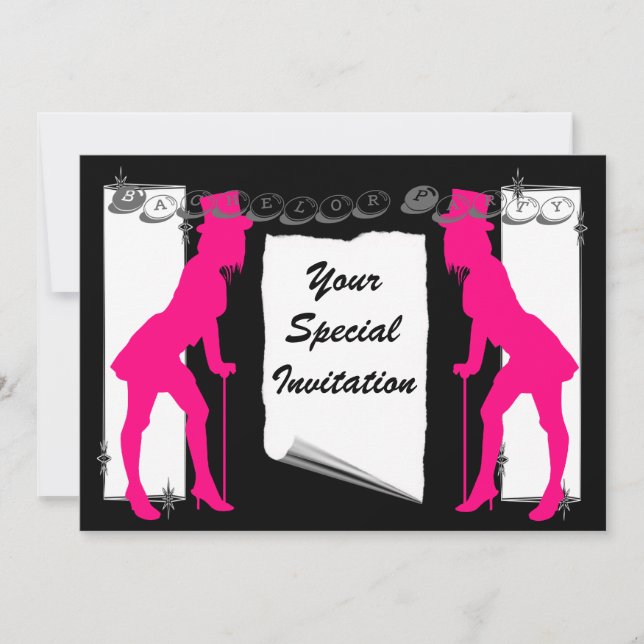 Invitación Sofisticada bachiller party (Anverso)