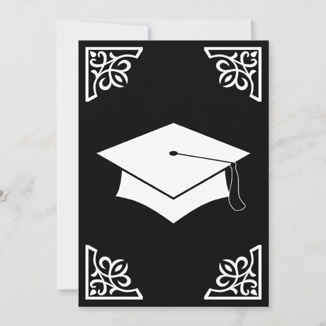 invitación sofisticada del casquillo de la (Anverso)