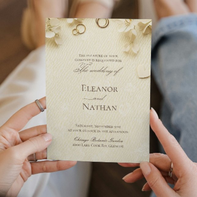 Invitación Sofisticado Boda de verano de primavera (Subido por el creador)