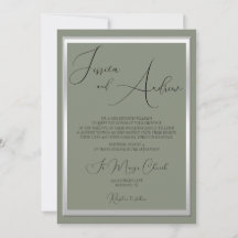 Sofisticado Boda Sage & Silver