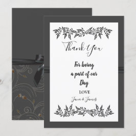 Invitación SOFISTICADO MODERNO gracias