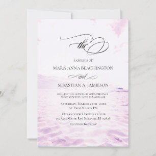 Invitación ** Soft Beach Sea Sand Sky Photo . Boda