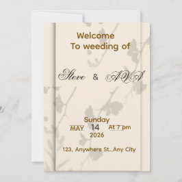 Invitación Soft Grey Elegant Wedding Invitation | Romantic & 