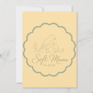 Invitación Soft Mama – Cuidados y artículos esenciales para m