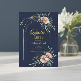 Invitación Soft Mint Green Watercolor Retirement Invitation E