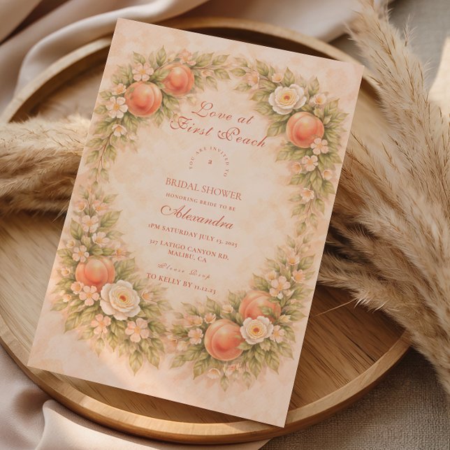 Invitación Soft Orchard Dreams Bridal Shower (Subido por el creador)