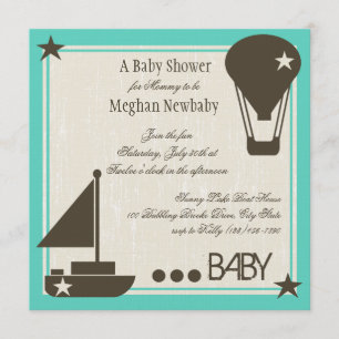 Invitación Soft Sails Baby Shower
