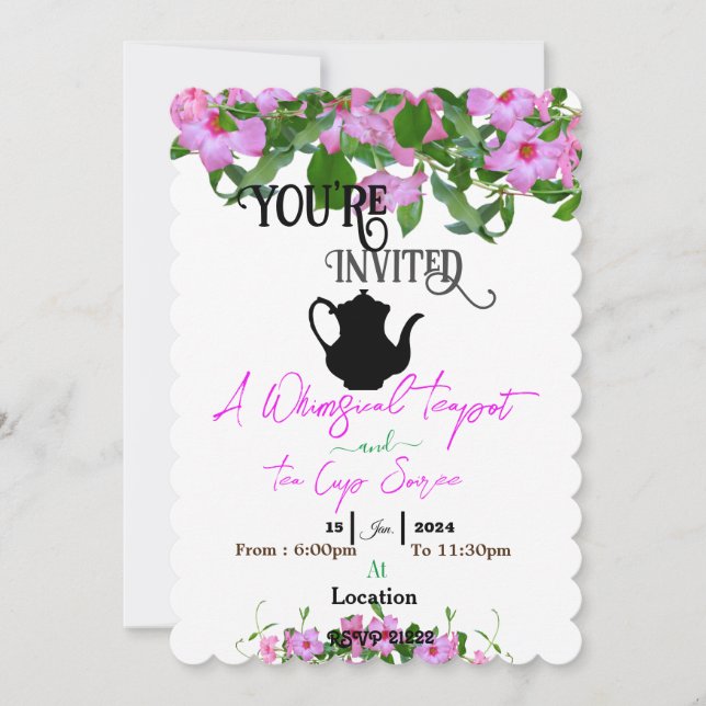 Invitación Soirée (Anverso)