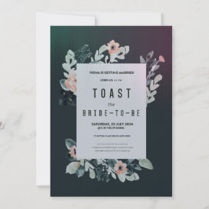 Invitación Soiree vibrante en radiación floral Fiesta