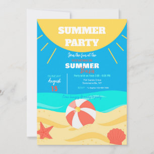 Invitación Sol verano