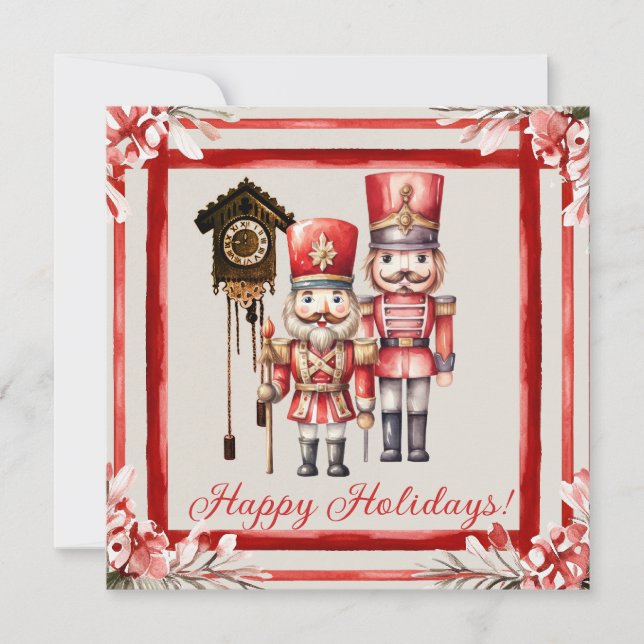 Invitación Soldado Cascanueces Relojero Cucu (Anverso)